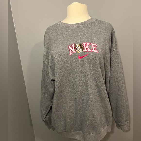 Disney Sweaters - LadyxNike Cartoon Embroidered Sweatshirt, Disney Embroidered Nike Inspir…